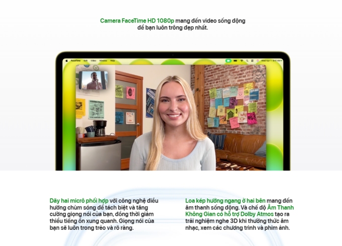 Camera, micro và âm thanh chất lượng cao