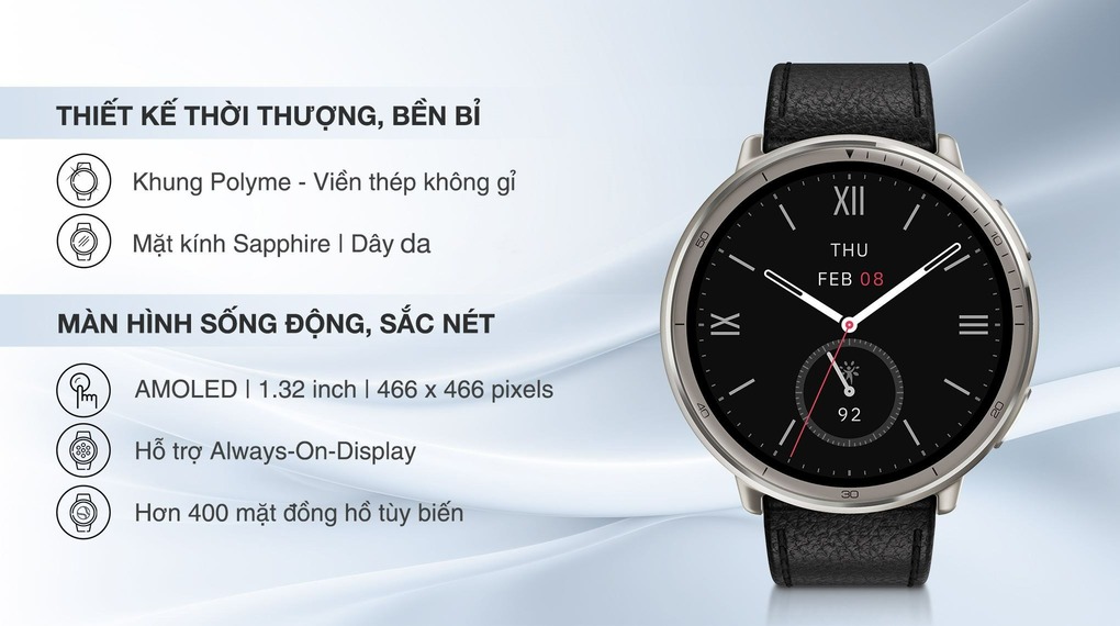 Thiết kế Amazfit Active 2 Premium