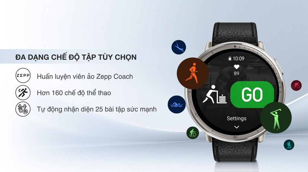 Luyện tập chuy&ecirc;n nghiệp với Zepp Coach