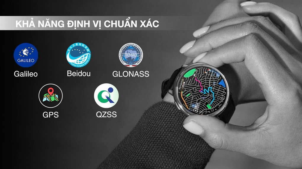 Định vị độc lập v&agrave; Bản đồ ngoại tuyến tiện lợi của Amazfit Active 2 Premium