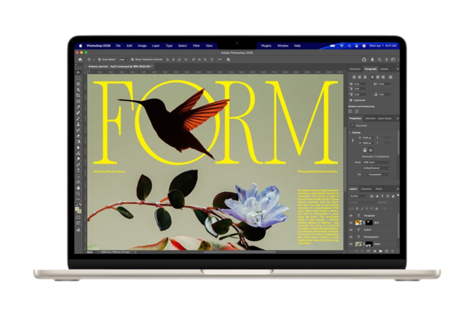 M&agrave;n h&igrave;nh Liquid Retina 15 inch rộng r&atilde;i