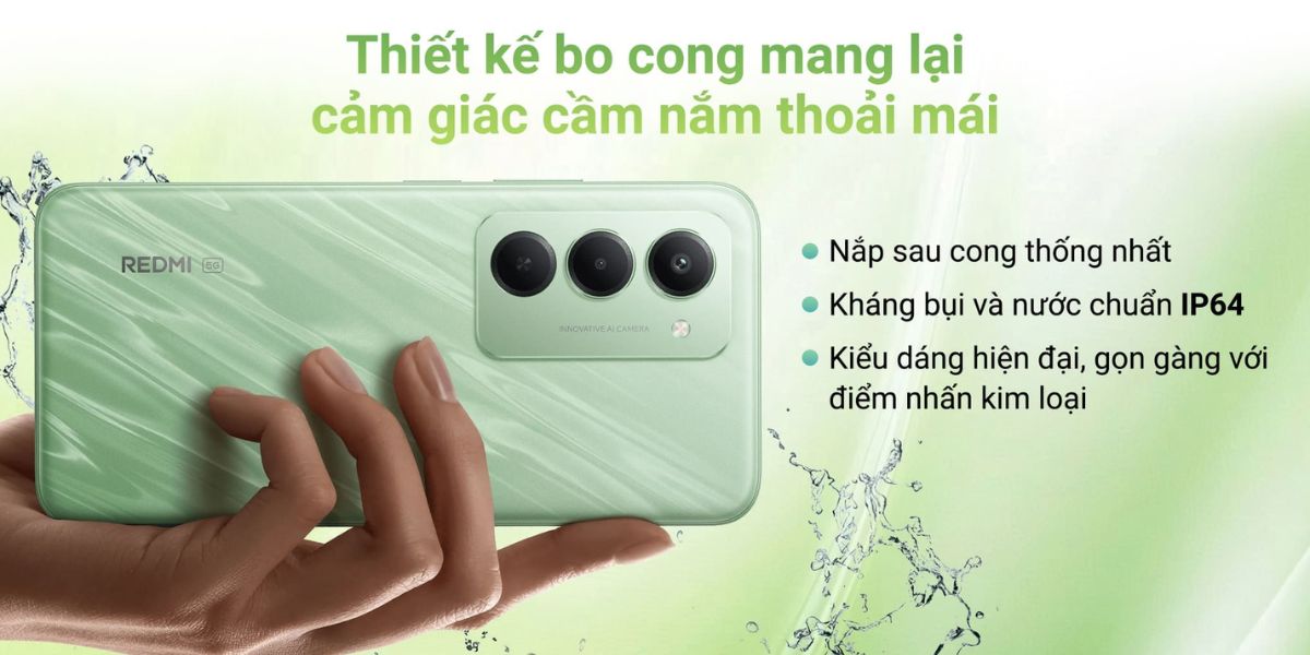 Thiết kế cong bốn cạnh sang trọng 