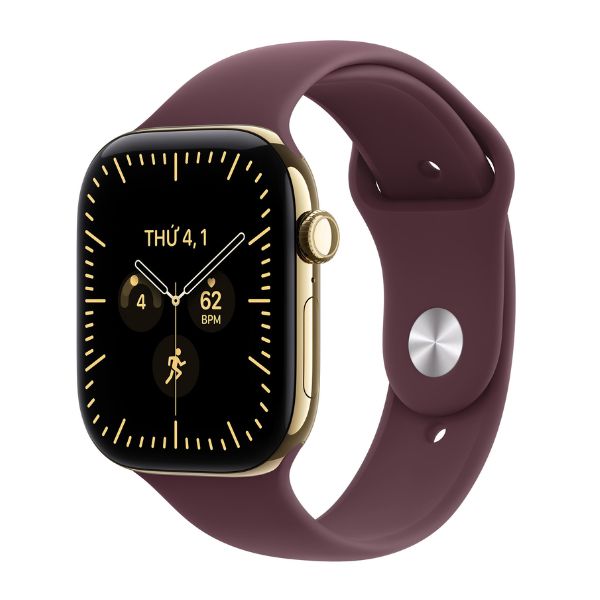 Apple Watch Series 12 42mm GPS + Cellular Viền Titan Dây Cao Su Chính Hãng Apple Việt Nam