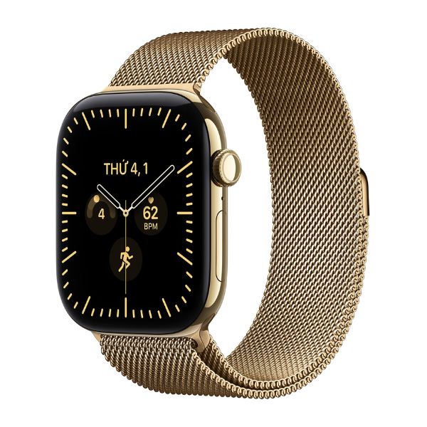 Apple Watch Series 12 42mm GPS + Cellular Viền Titan Dây Milan Chính Hãng Apple Việt Nam