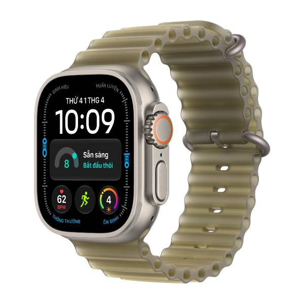 Apple Watch Ultra 4 49mm GPS + Cellular Viền Titanium Tự Nhiên - Dây Ocean Chính Hãng Apple Việt Nam