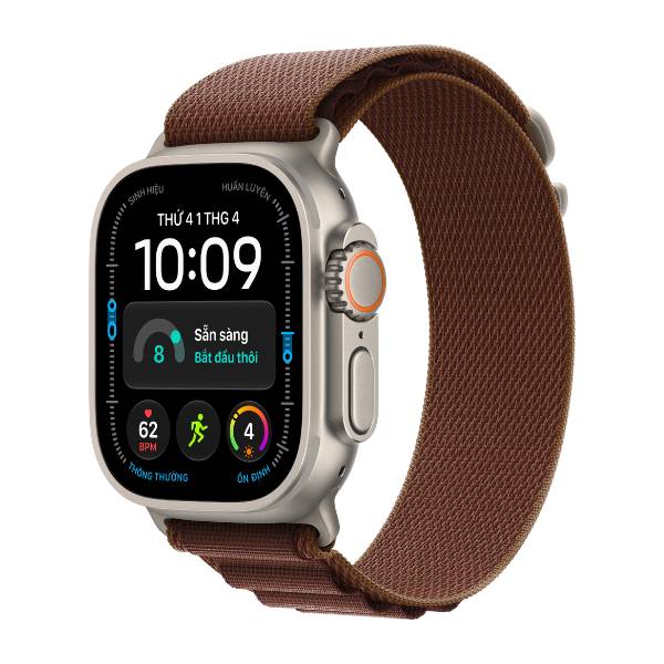 Apple Watch Ultra 4 49mm GPS + Cellular Viền Titanium Tự Nhiên - Dây Alpine Chính Hãng Apple Việt Nam