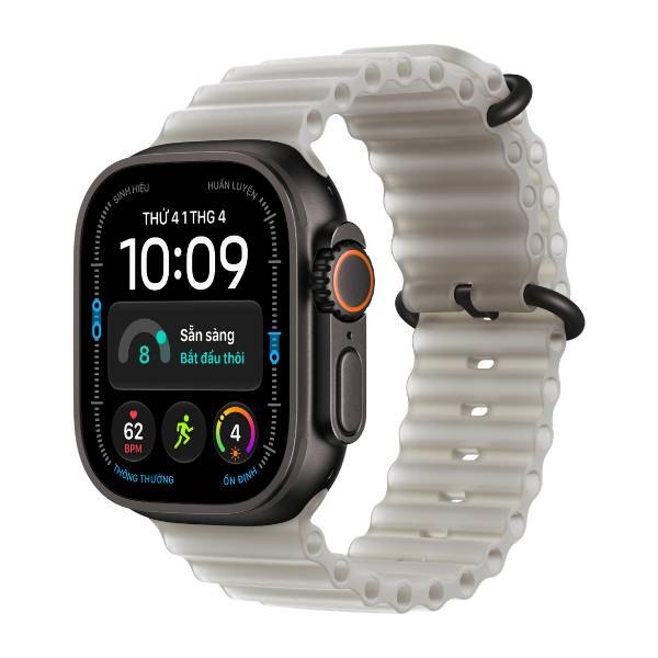 Apple Watch Ultra 4 49mm GPS + Cellular Viền Titanium Đen - Dây Ocean Chính Hãng Apple Việt Nam