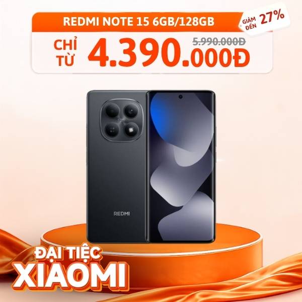 Xiaomi Redmi Note 15 6GB/128GB Likenew Fullbox