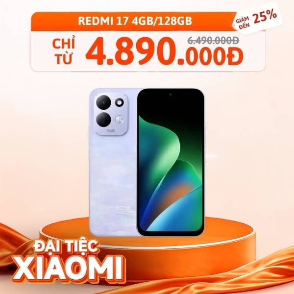 Xiaomi Redmi 17 4GB/128GB Chính Hãng