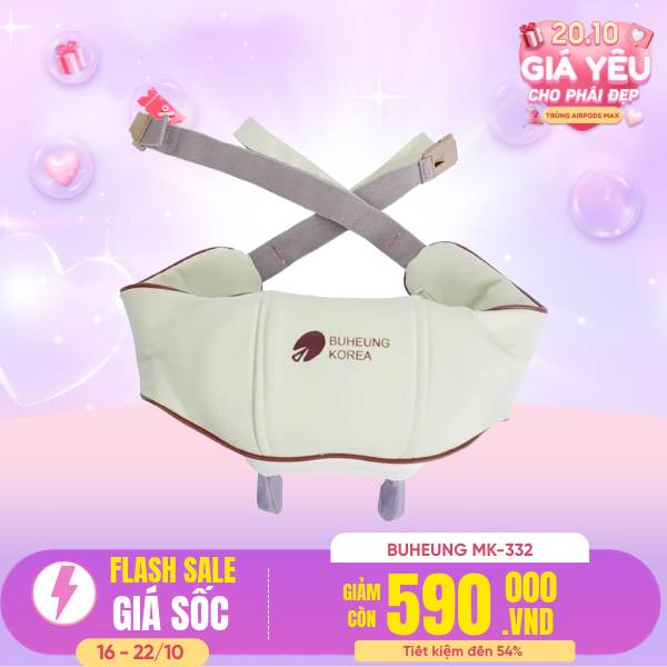 Máy Massage Cổ Vai Gáy BUHEUNG MK-332 Chính Hãng